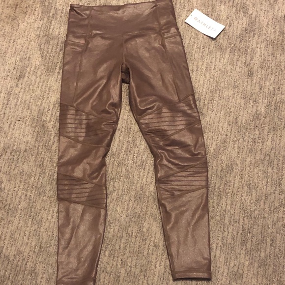 Nwt Athleta Inclination Moto Shimmer 